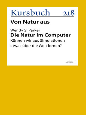 cover image of Die Natur im Computer